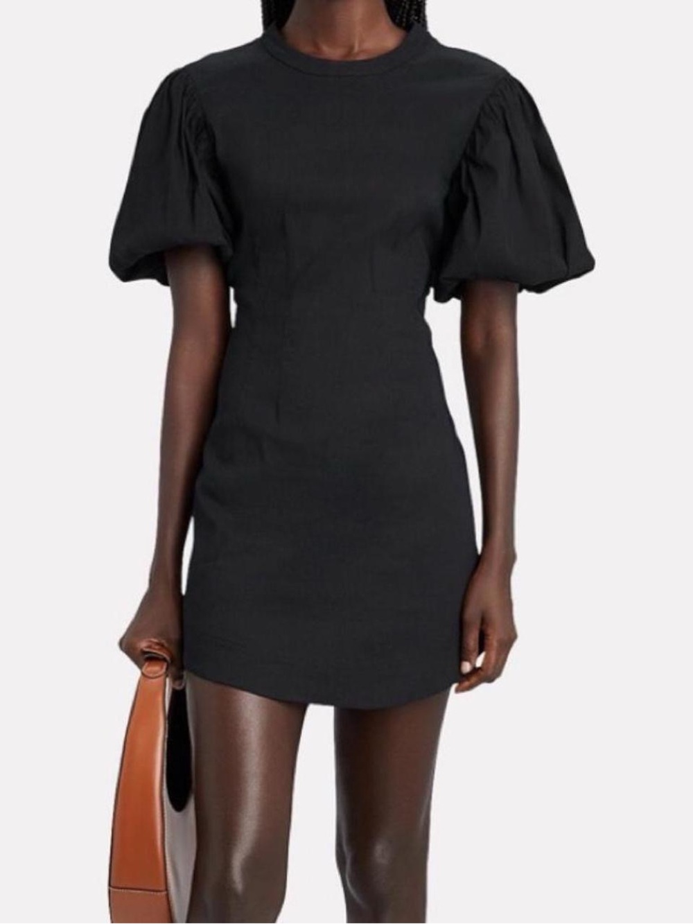 ALC black puff sleeve Jessie mini dress